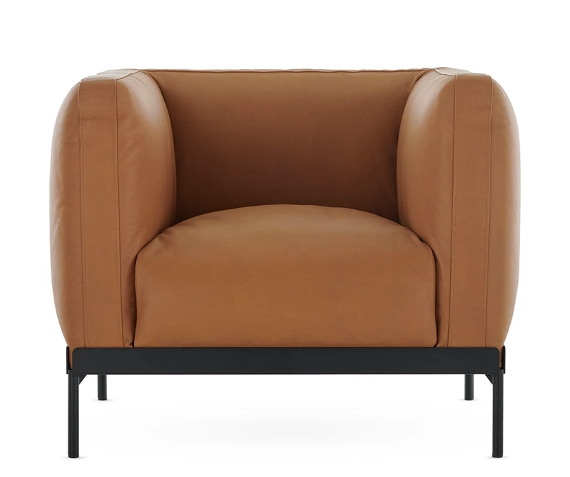 Fotoliu Kartell Asia Leather  design Piero Lissoni  maro Fotolii