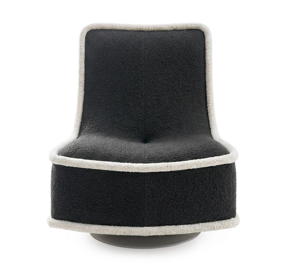 Fotoliu rotativ Kartell Bonheur Du Jour  design Philippe Starck  alb-antracit Fotolii