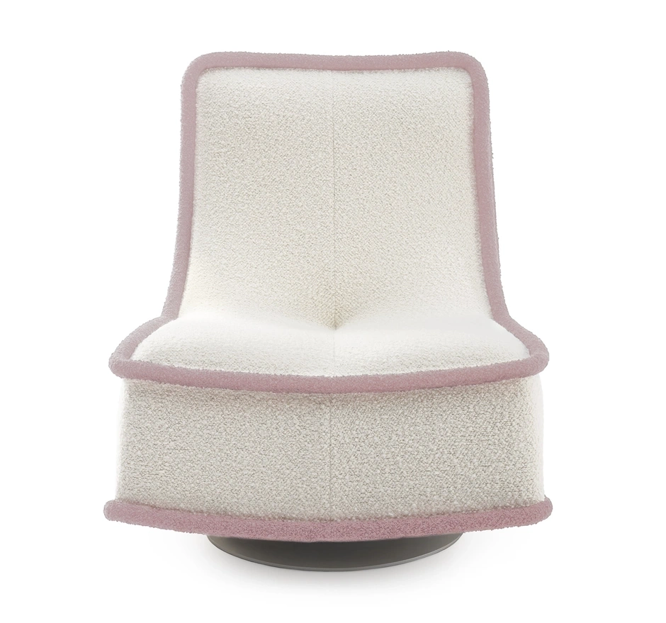 Fotoliu rotativ Kartell Bonheur Du Jour  design Philippe Starck  greige-alb Fotolii