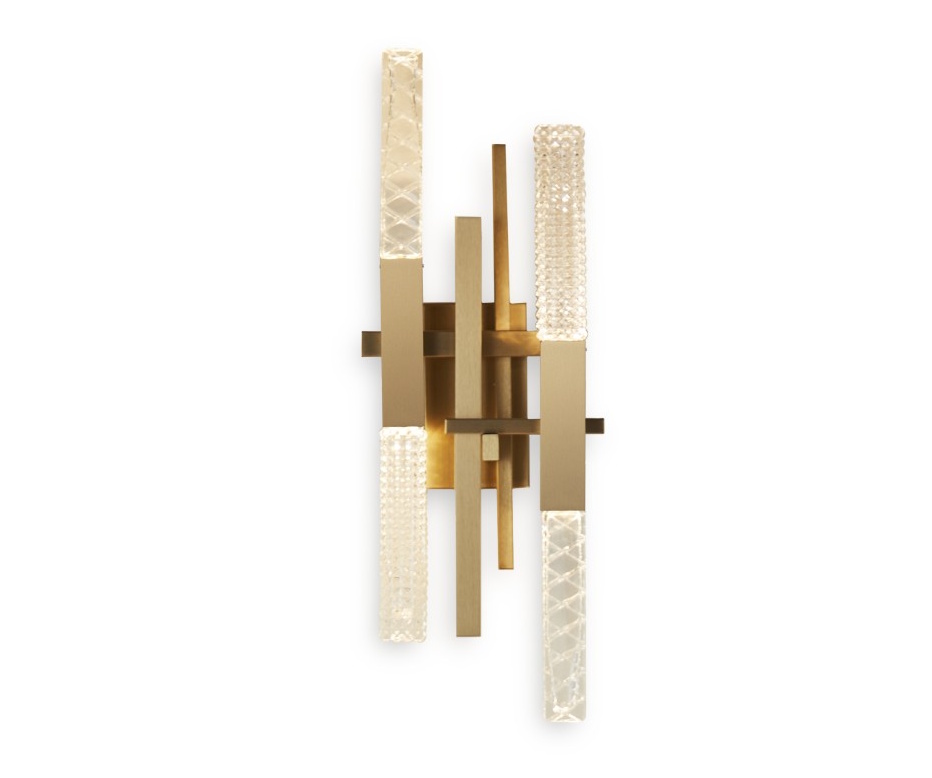 Aplica Contardi Mikado Wall  design Massimiliano Raggi  LED 4x4W  alama satinata