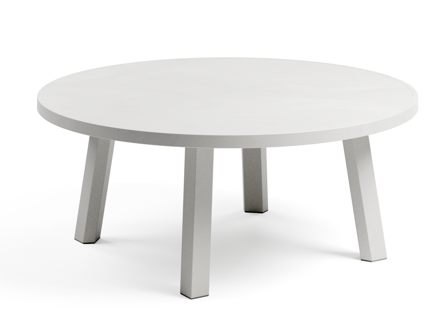 Masuta exterior Nardi Maximo 70 Mini d 70cm  h30cm  alb Gesso