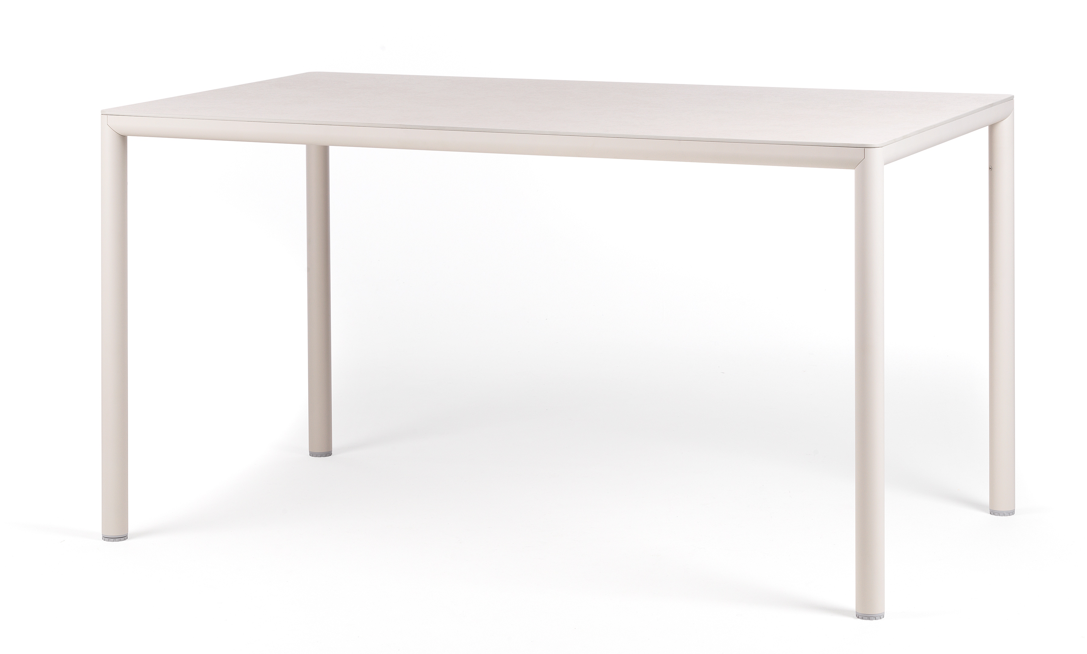 Masa exterior Nardi Piave 140x80cm  h76cm  baza aluminiu  top HPL Materia  corda