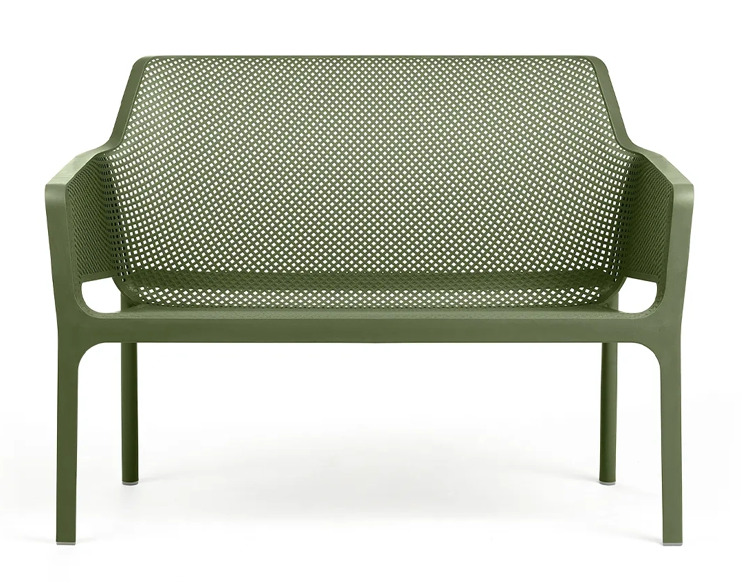 Banca exterior Nardi Net 116x70cm  h 86cm  verde agave
