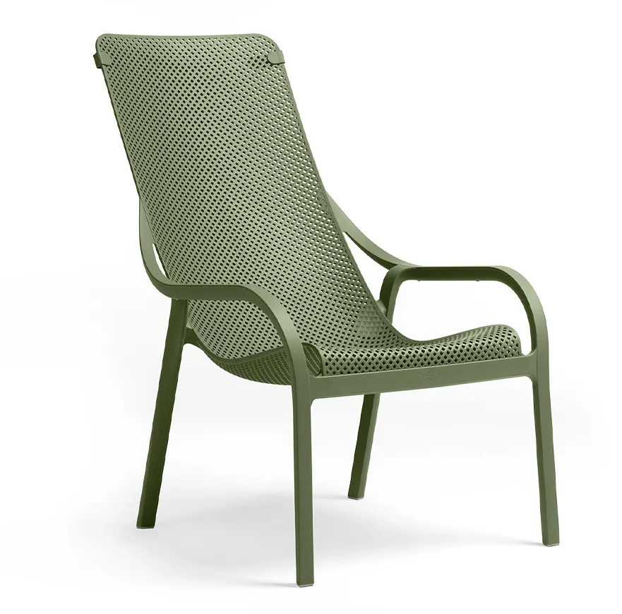 Fotoliu exterior Nardi Net Lounge verde agave