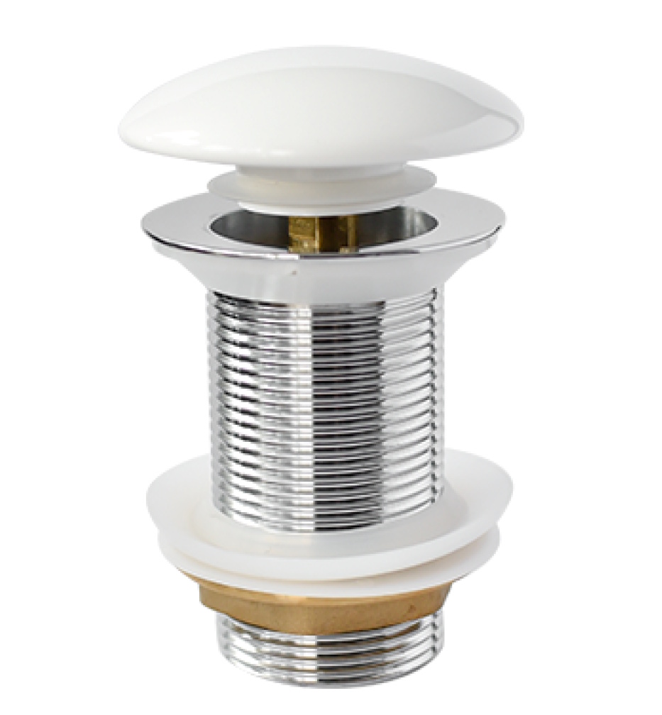 Ventil click-clack pentru lavoar Besco  alb