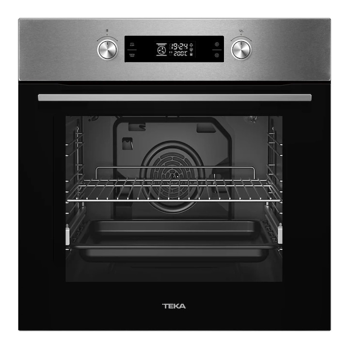 Cuptor electric incorporabil Teka Easy HCB 6370 P SS  71 litri  9 functii  autocuratare pirolitica  inox