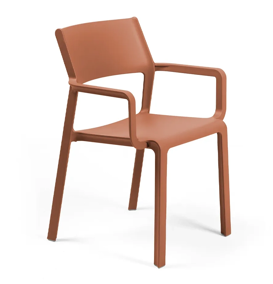 Scaun exterior Nardi Trill Armchair cu brate  mattone