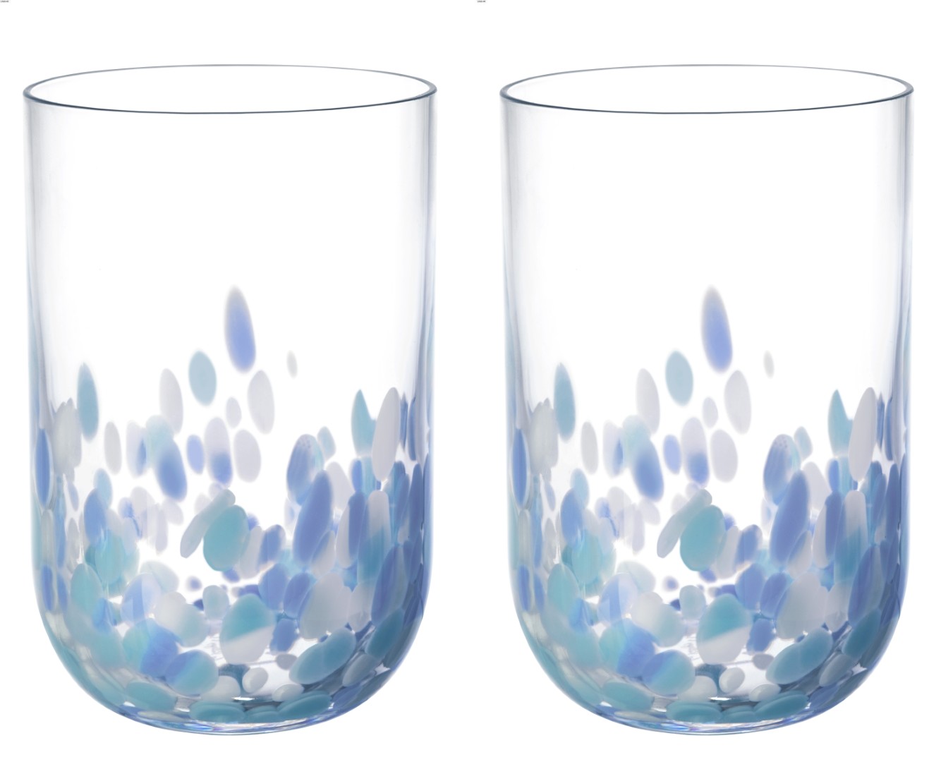 Set pahare like. by Villeroy & Boch Like Confetti Highball blue 300ml  2 piese