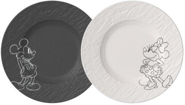 Set farfurii Villeroy & Boch Manufacture Disney Mickey Mouse Breakfast  21.7cm  2 piese