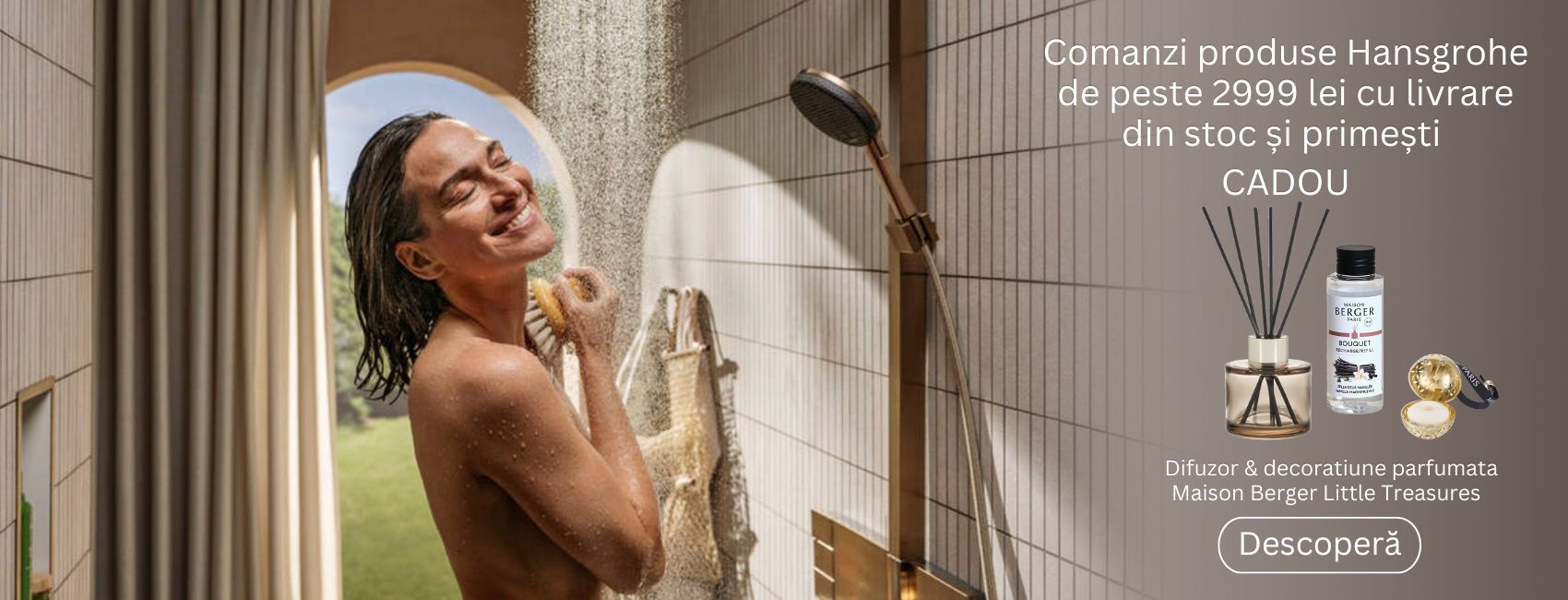 Transforma-ti baia cu Hansgrohe pentru o atmosfera rafinata