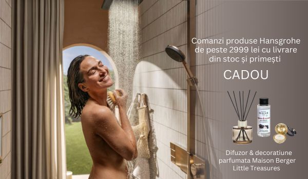 Transforma-ti baia cu Hansgrohe pentru o atmosfera rafinata