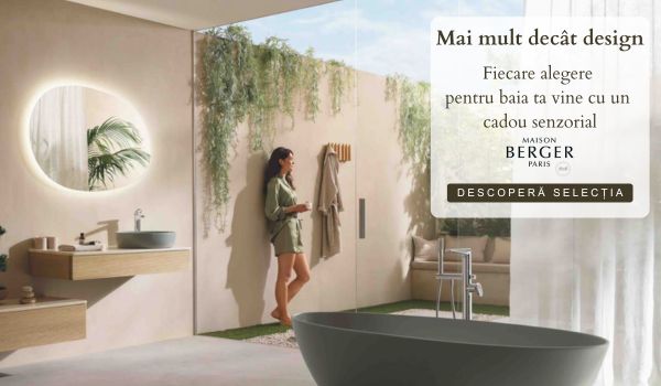 Fiecare alegere pentru baia ta vine cu un cadou senzorial: semnatura Maison Berger