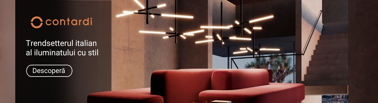 Contardi - trendsetterul italian al iluminatului cu stil 