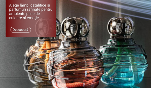 Lampa catalitica Maison Berger - transparenta si culoare in stil frantuzesc